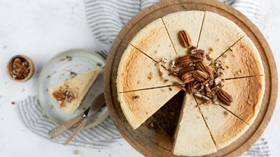 LCHF-cheesecake med pekanbotten