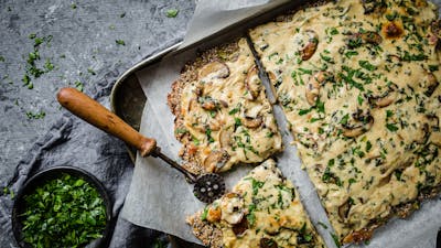 LCHF-pizza à la funghi supremo