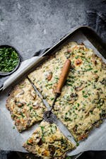 LCHF-pizza à la funghi supremo