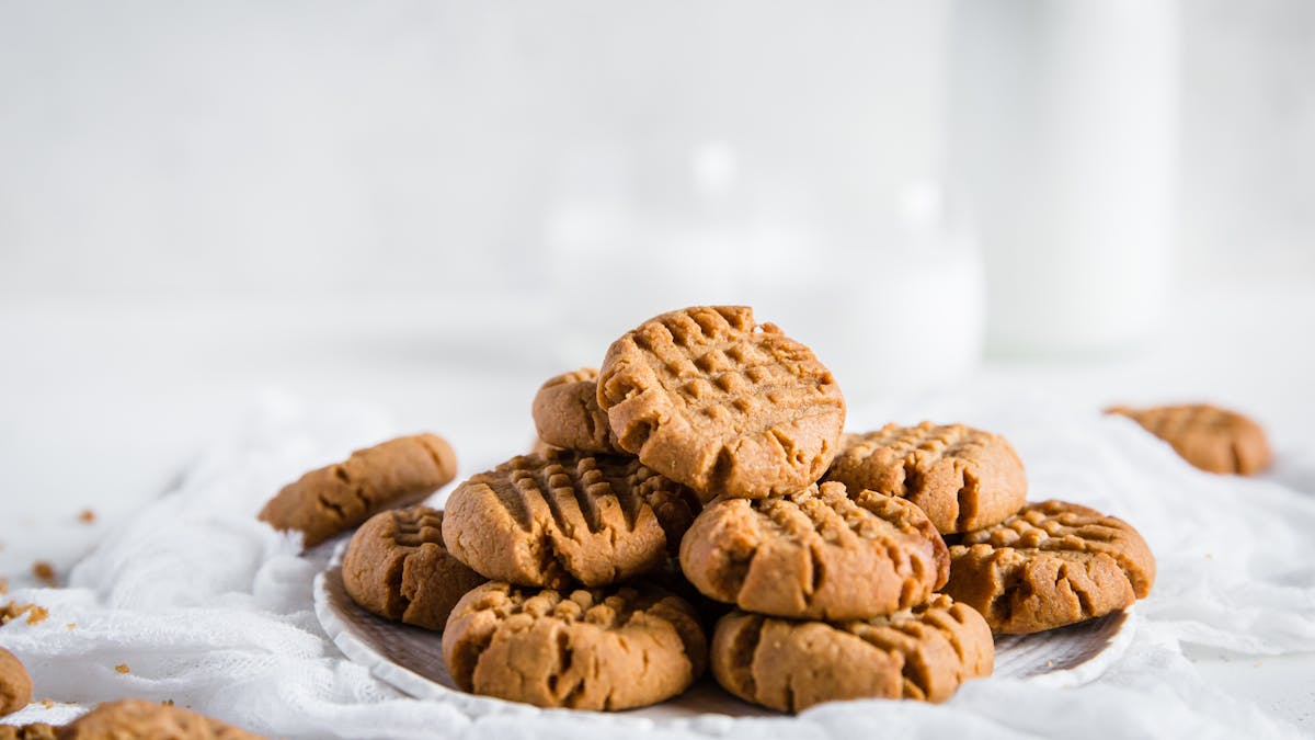 Sockerfria jordnötskakor