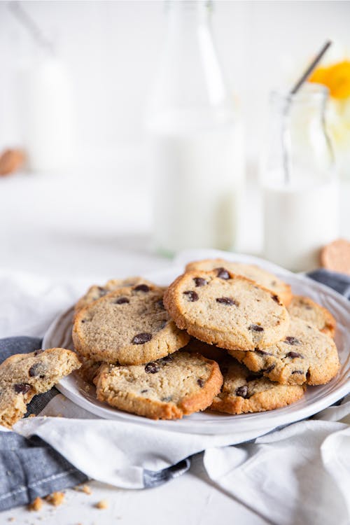 Sockerfria chocolate chip cookies