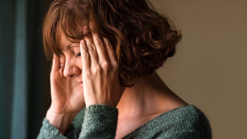 Woman in pain