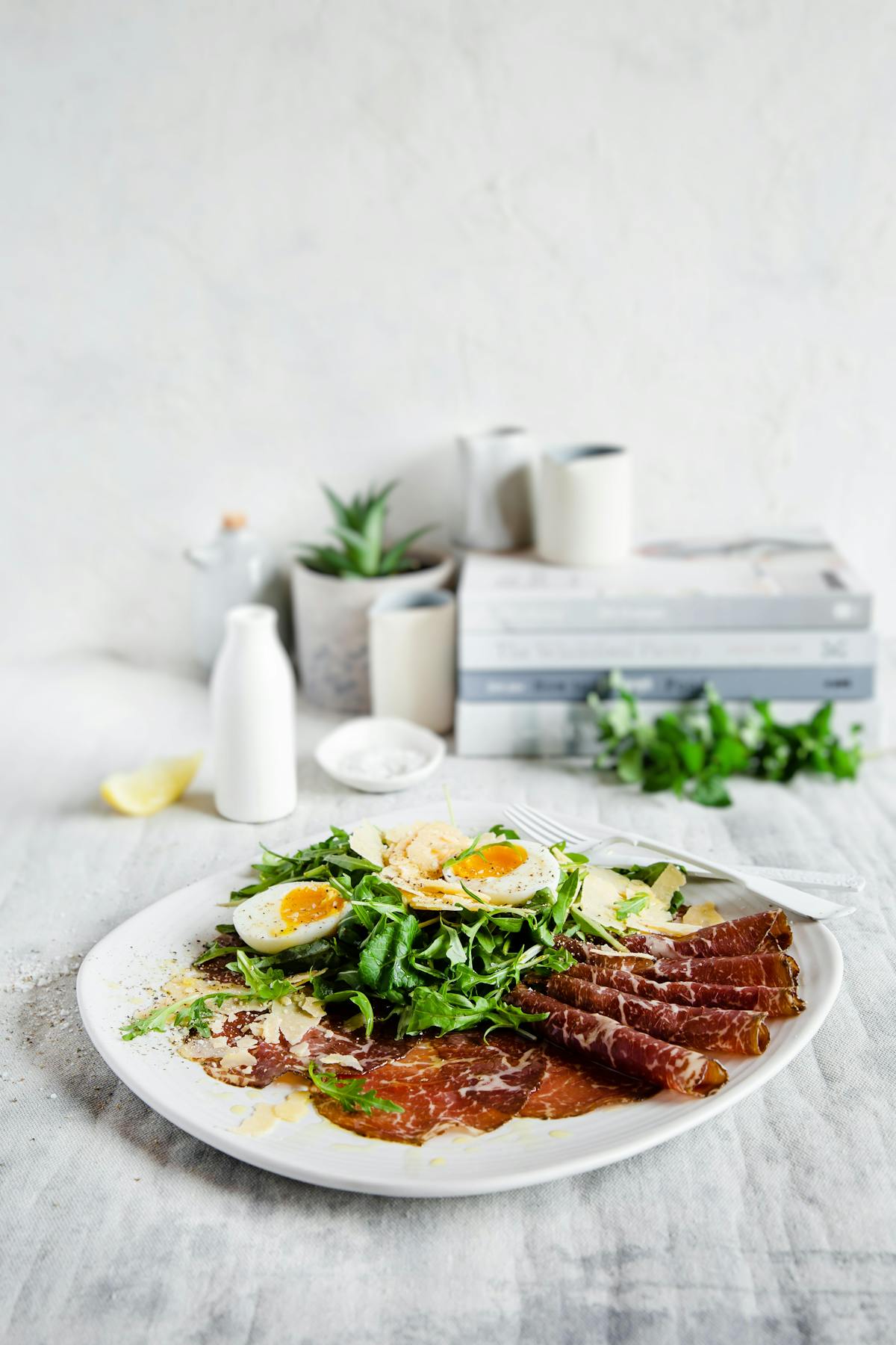 Italiensk plocktallrik med bresaola