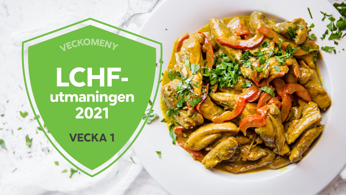 LCHF-utmaningen 2021 – vecka 1