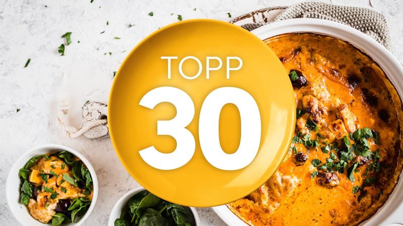 Topp 30 LCHF-recept