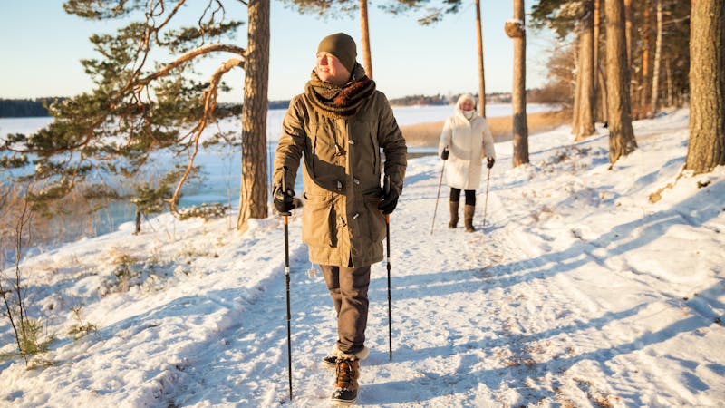 Winter sport in Finland – nordic walking