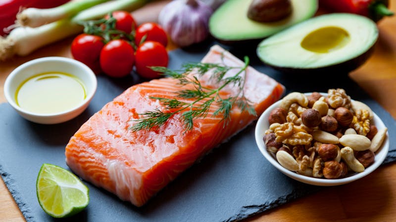 Foods Items High in Healthy Omega-3 Fats.