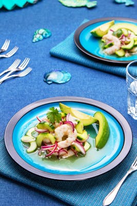 Mexikansk ceviche med räkor