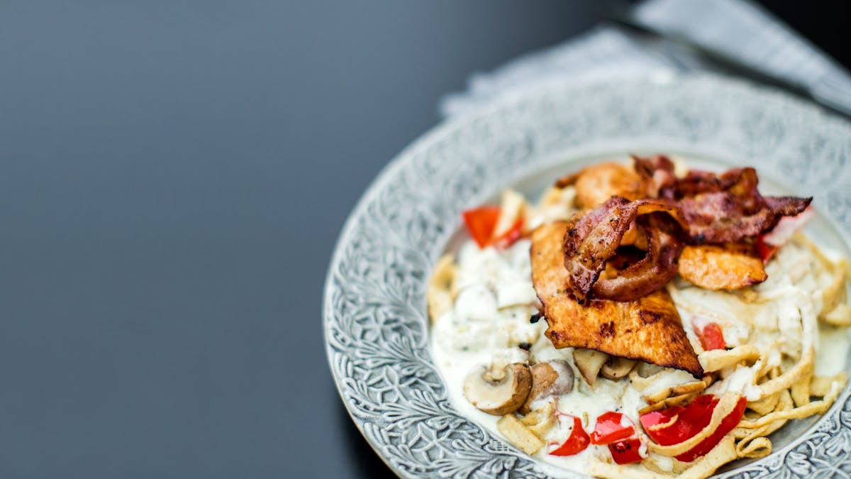 Kyckling Alfredo med LCHF-pasta