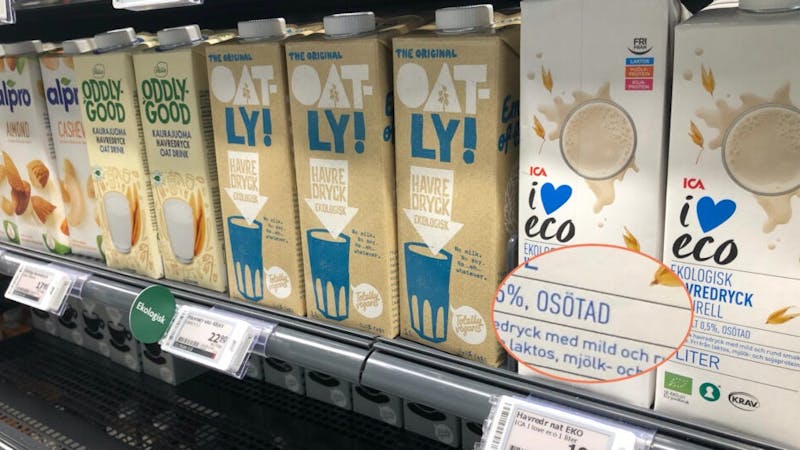 Havredrycker säljs med vilseledande budskap – producenter ålagda att ändra sina förpackningar