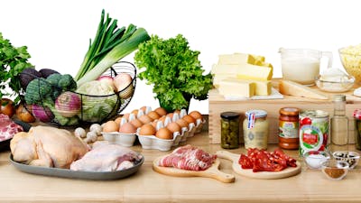 Ketovänliga livsmedel