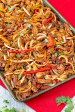 LCHF-fajitas i långpanna