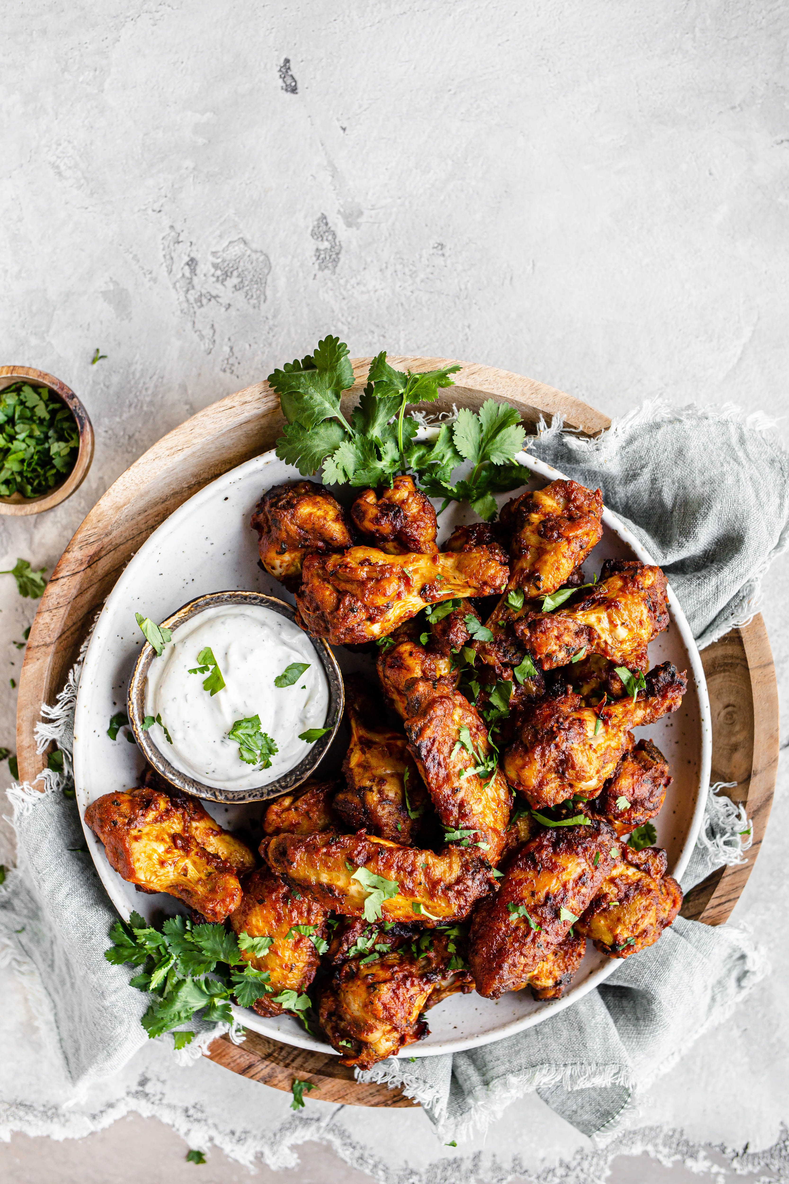 Indisk butterchicken med kycklingvingar