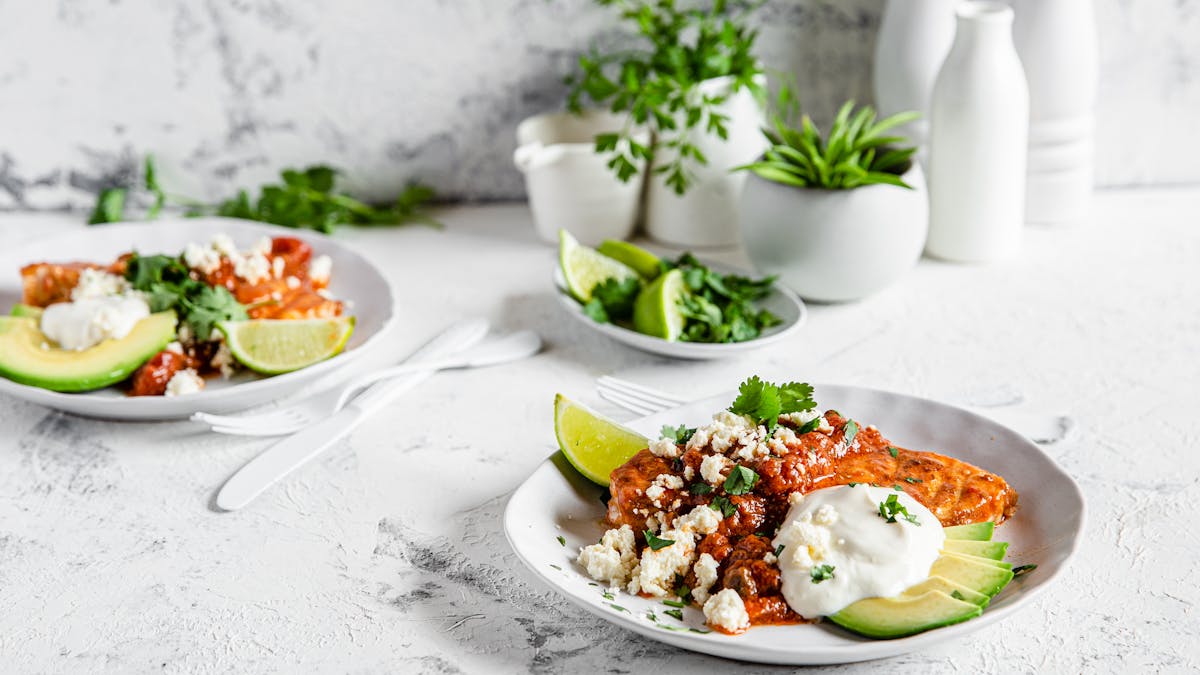 Stekt torsk med salsa och fetaost