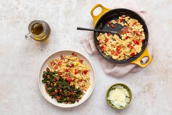 Spansk äggröra med chorizo