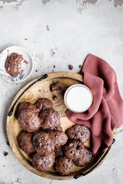 Proteinrika LCHF-kakor med pistasch och choklad