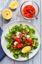LCHF-cevapcici med gräddost och ajvar