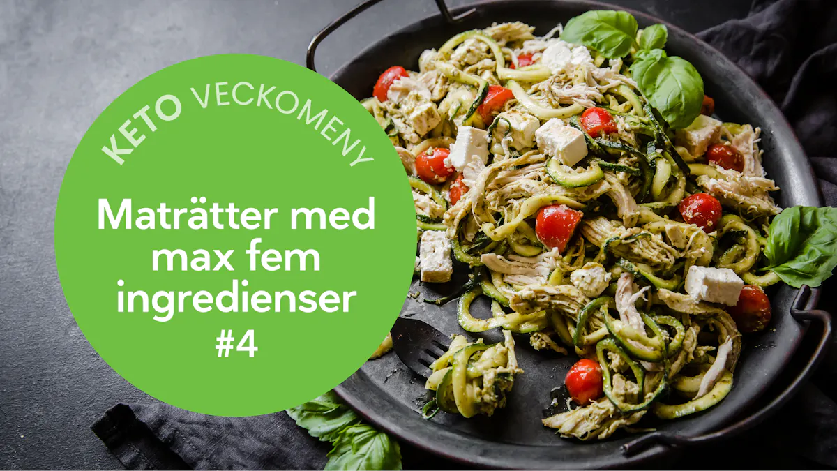 DD+ keto: Maträtter med max fem ingredienser #4
