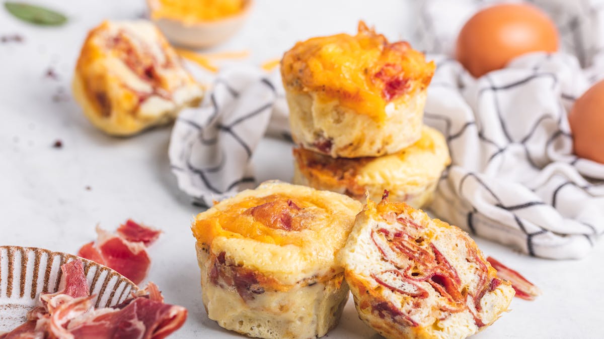 Äggmuffins med 3 ingredienser