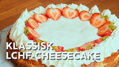 Klassisk LCHF-cheesecake