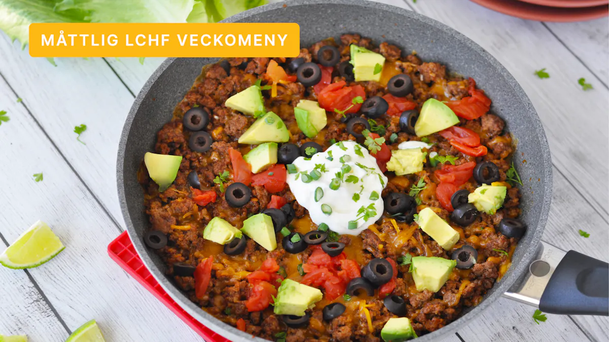 DD+ måttlig LCHF: Vintriga veckan #3