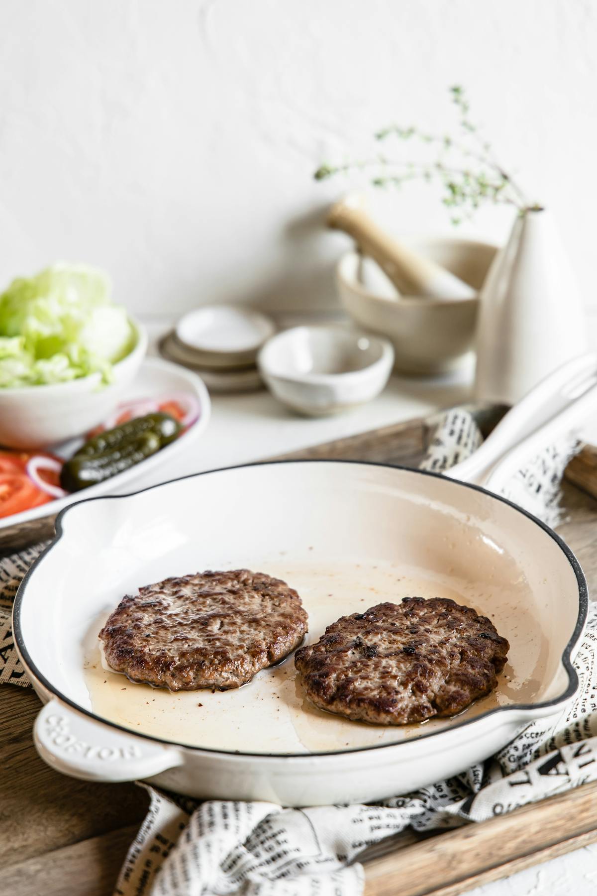 Superenkel nötfärsburgare