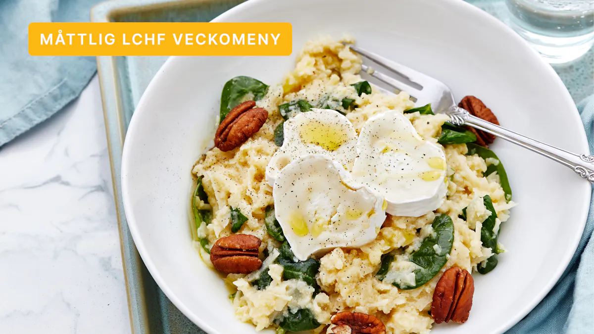 DD+ måttlig LCHF: Lakto-ovo vegetariskt #6