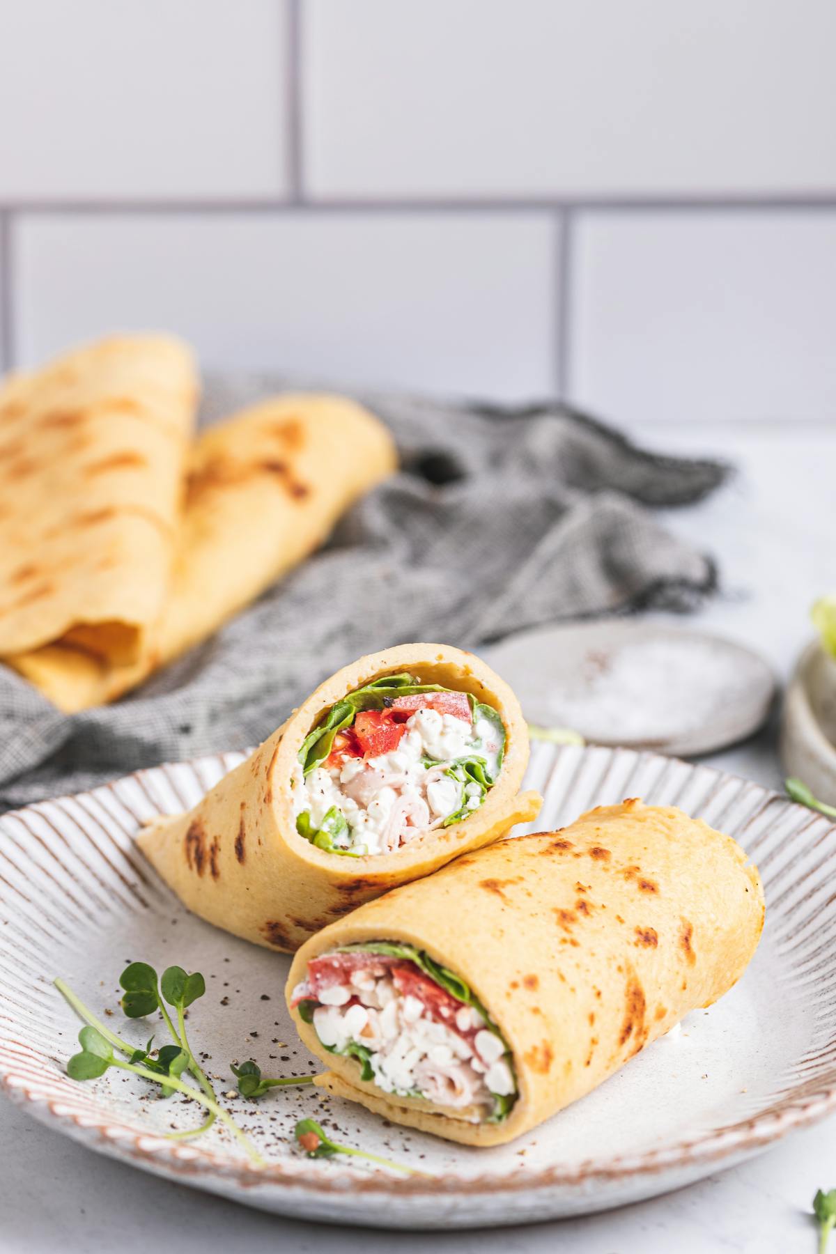 Proteinrika frukostwraps