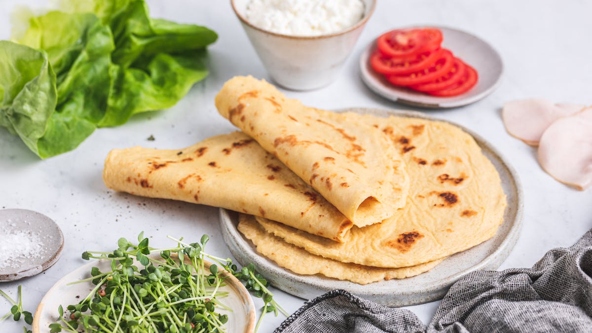 Proteinrika tortillabröd