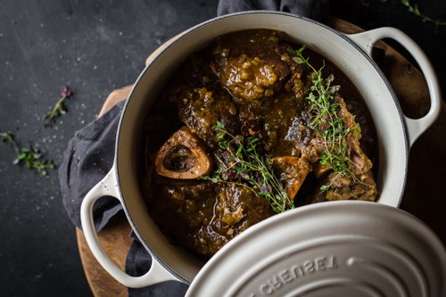 Osso buco med blomkålsmos