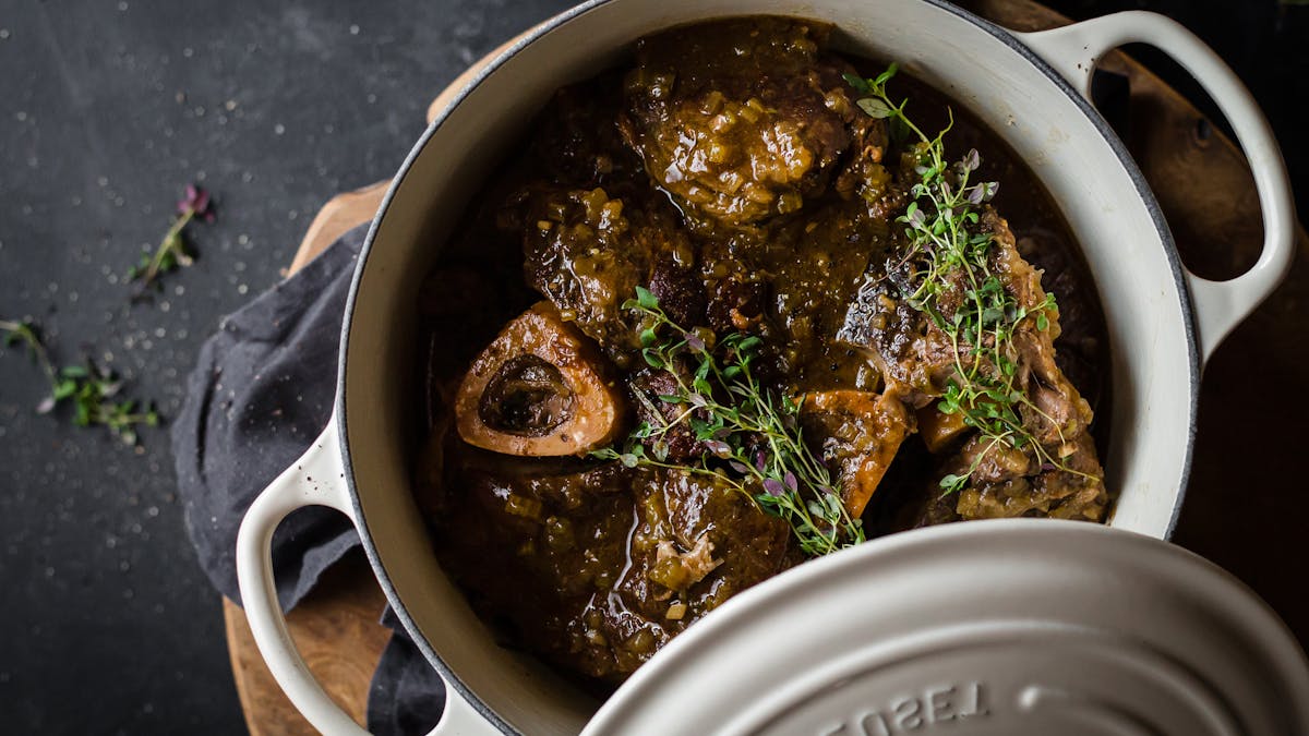 Osso buco med blomkålsmos