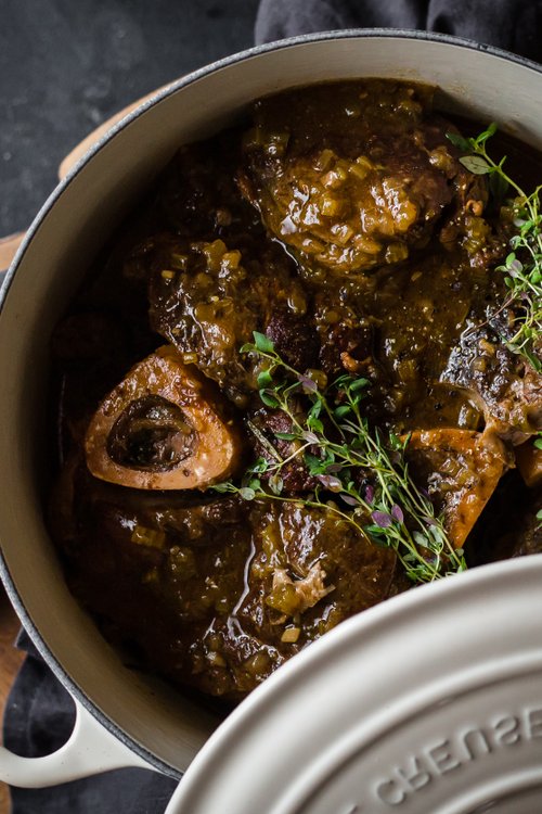 Osso buco med blomkålsmos