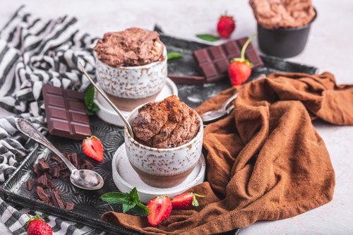 Sockerfri chokladsufflé