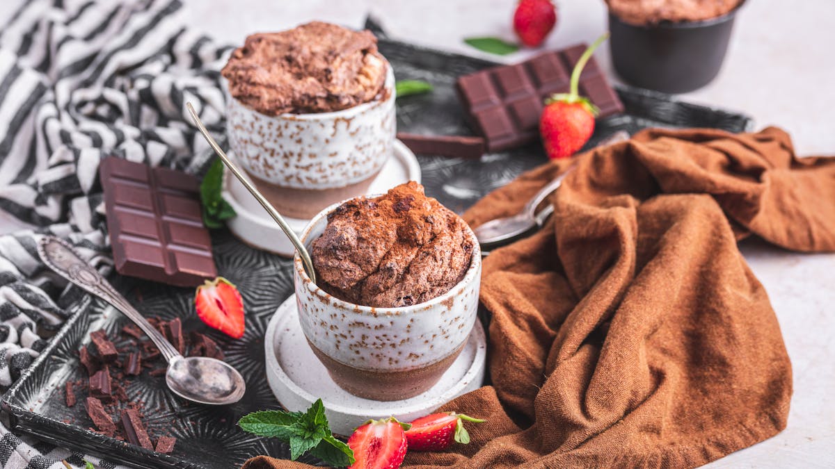 Sockerfri chokladsufflé