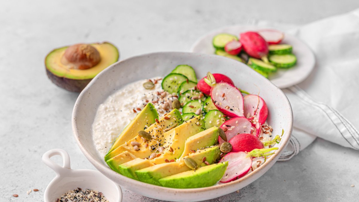 Frukostbowl med cottage cheese (Keso)