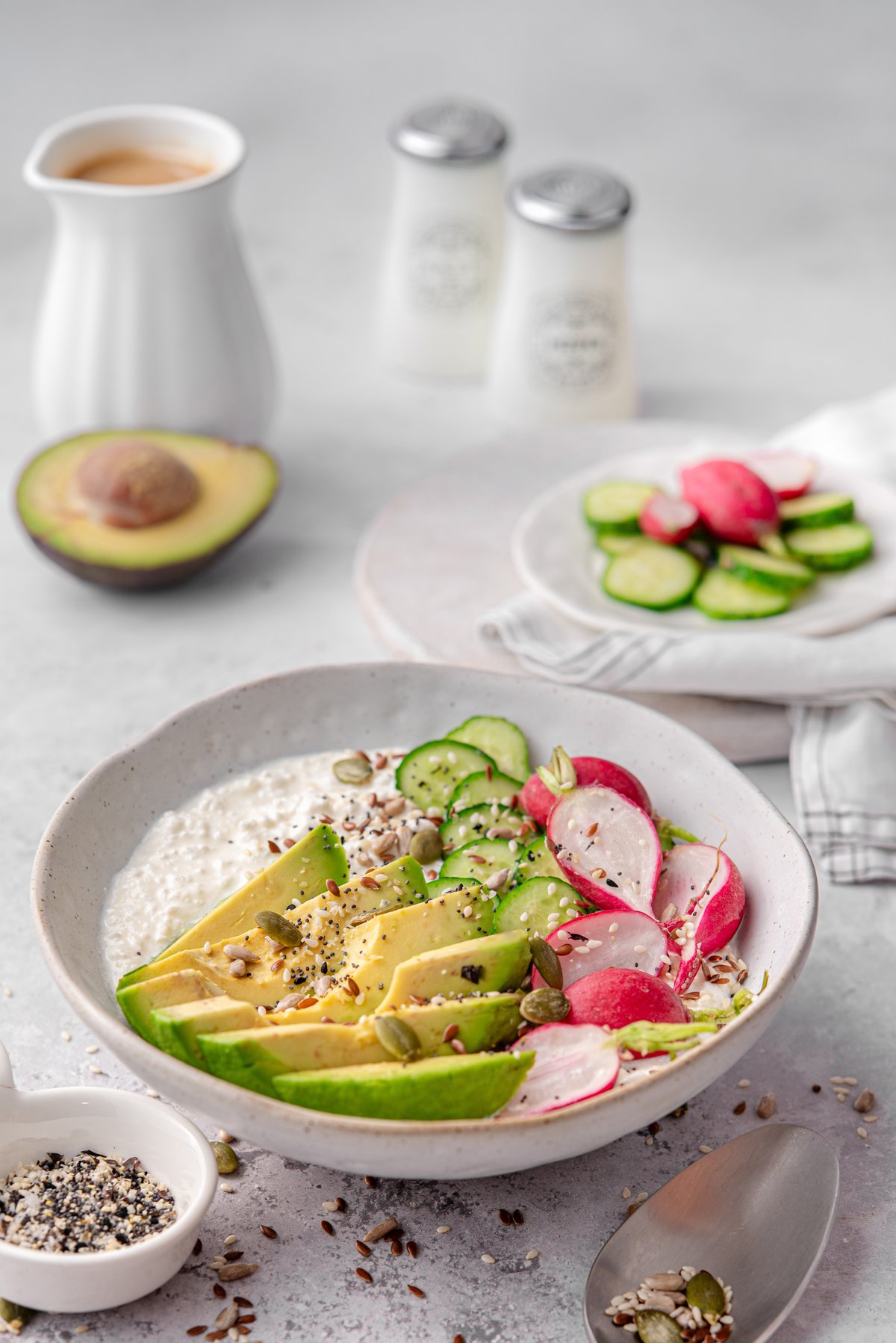 Frukostbowl med cottage cheese (Keso)