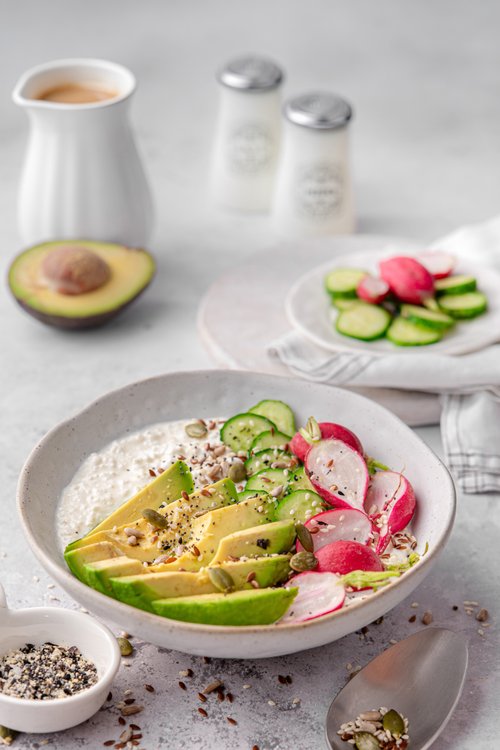 Frukostbowl med cottage cheese (Keso)