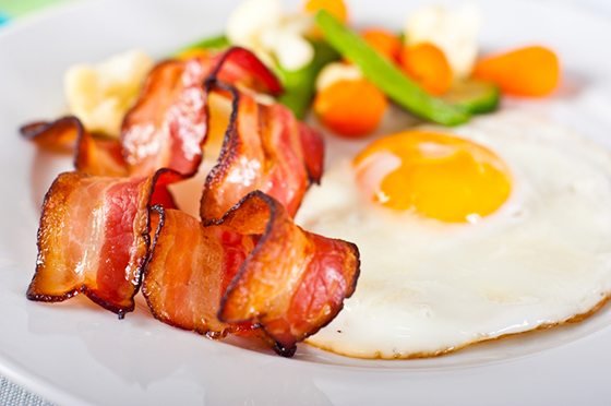 Ägg och bacon