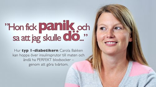 "Hon fick PANIK och sade att jag skulle DÖ..." – Carola Bakken