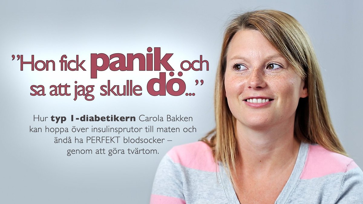 "Hon fick panik och sade att jag skulle dö..."