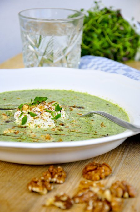Jills fredagsmeny: Scrambled Pancakes, Broccolisoppa och Pulled Chicken