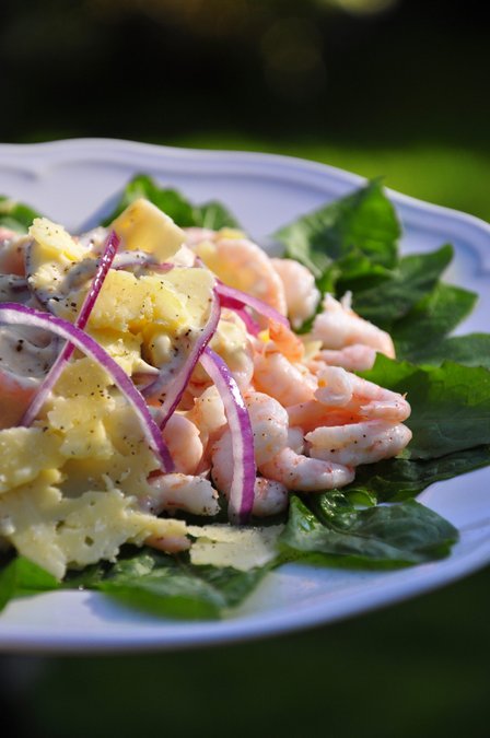 Jills torsdagsmeny: Turbogröt, räkcaesar och meatza