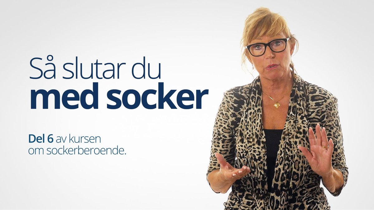 Så slutar du med socker