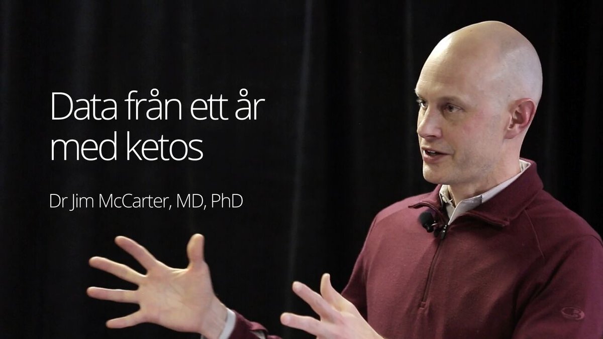 Data från ett år med ketos - dr Jim McCarter
