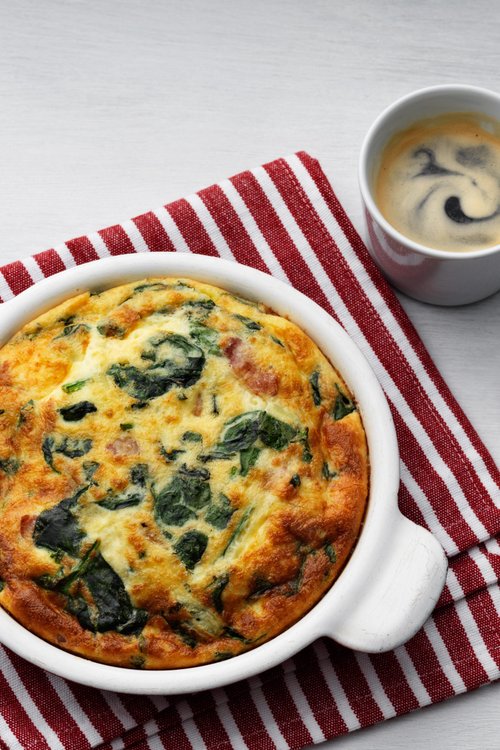 Spenatfrittata
