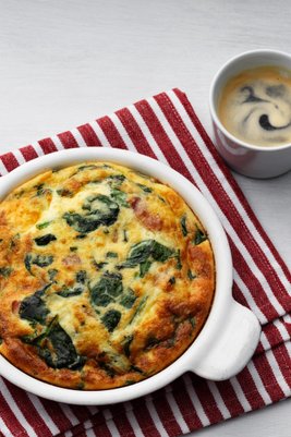 Spenatfrittata