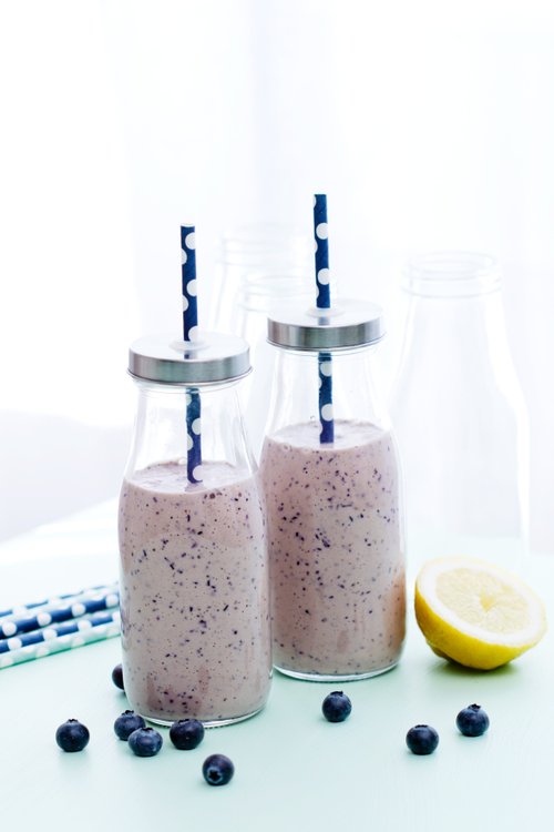 Smoothie med blåbär