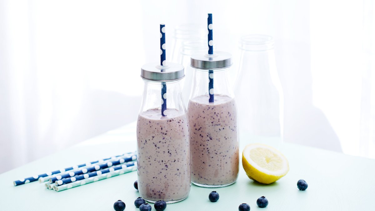Smoothie med blåbär