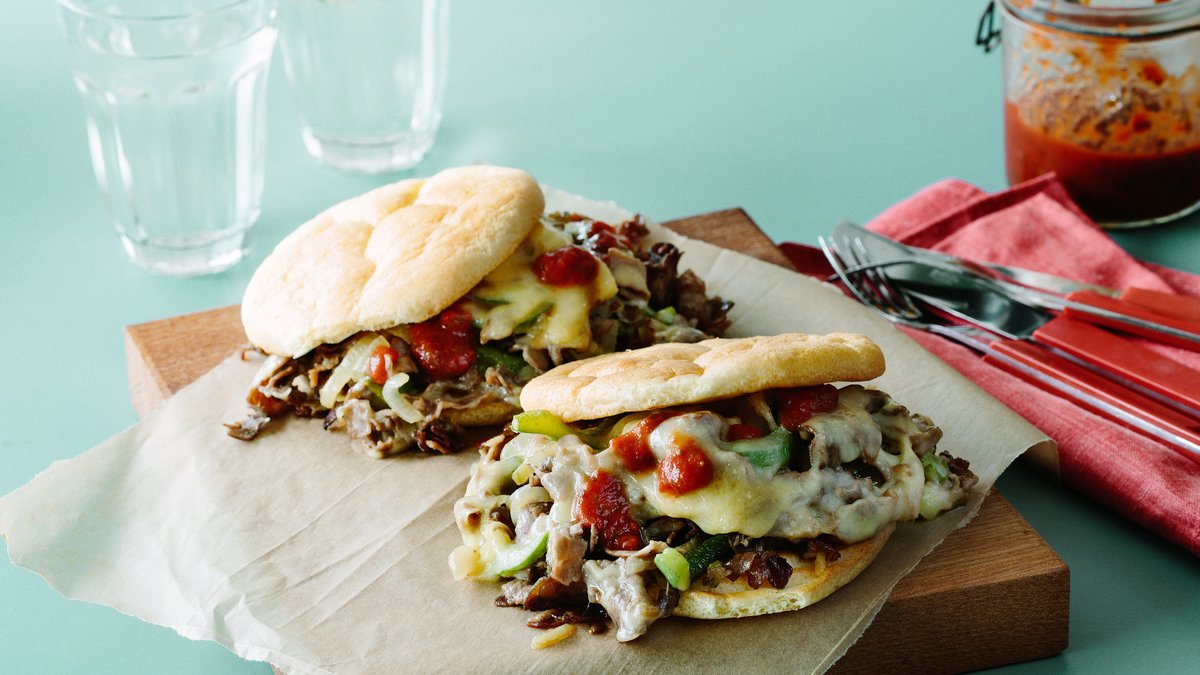 Rostbiffsandwich med oopsiebröd