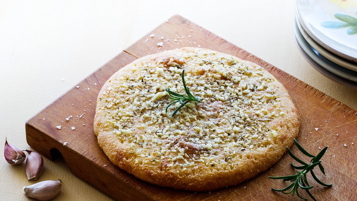 Vitlöksfocaccia